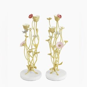 Michael Aram Wildflowers 2-Piece Candleholder Set